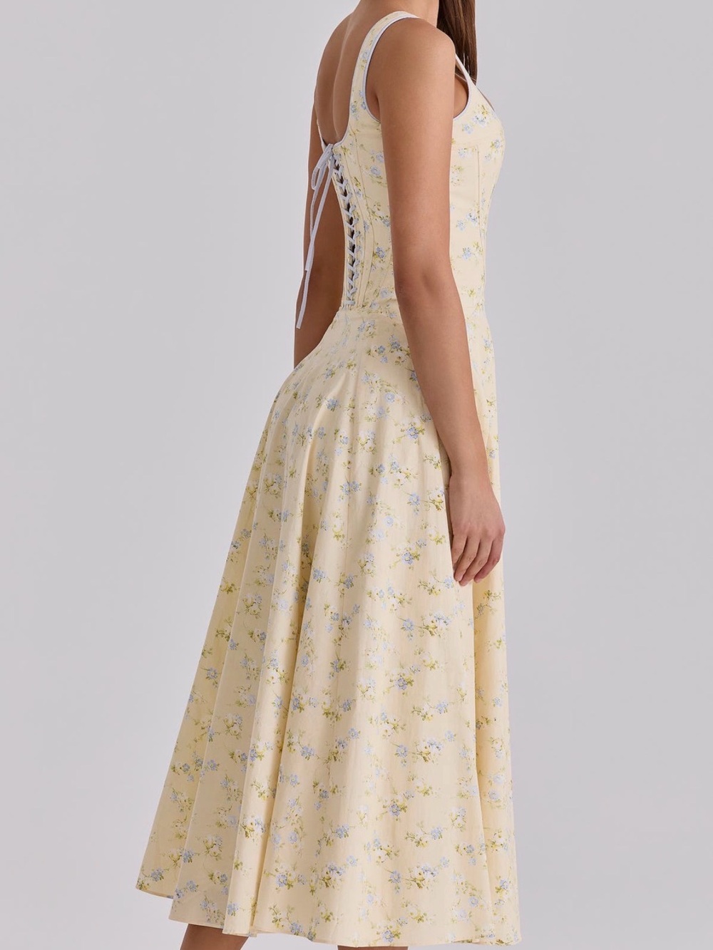 BNWT House Of CB Jaime Floral Stretch Cotton Dress - Picture 3 of 9